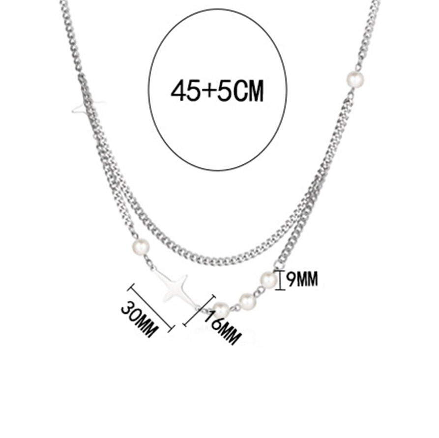 链长45cmx尾链5cmx吊坠长度30mmx吊坠宽度16mmx珍珠直径9mm